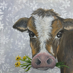 Moo Moo 12 x 12