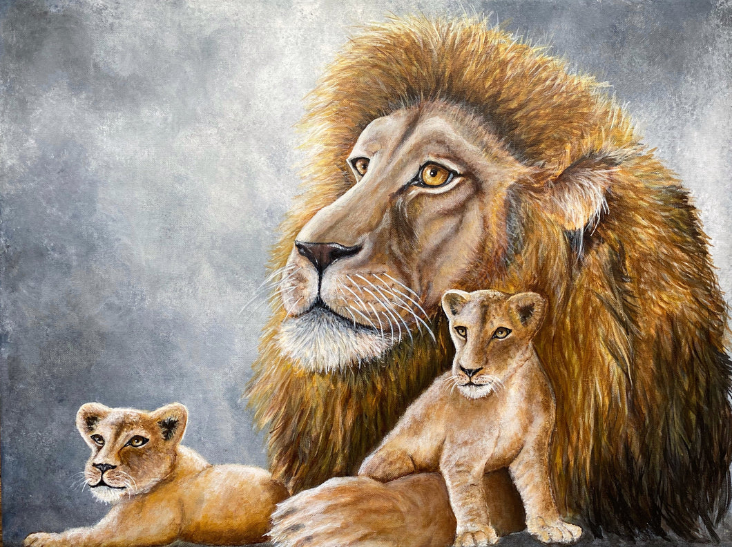 Lions 18 x 24