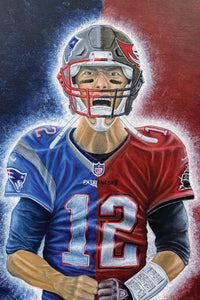 Tom Brady 12 x 18